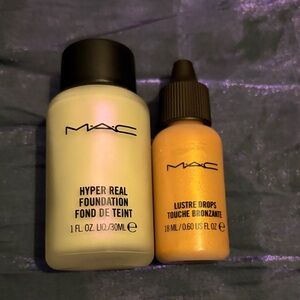 Vintage MAC Cosmetics Hyper Real Foundation and Lustre Drops